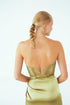 FRENCH LACE BUSTIER AND FRONT SLIT SKIRT - Barrus London